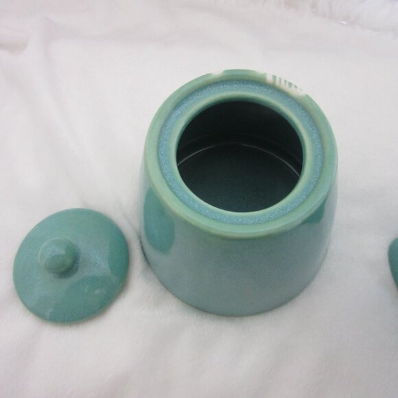 Sugar and Creamer Set Bloom by bread + butter Australia B+B Turquoise Floral - Picture 4 of 6